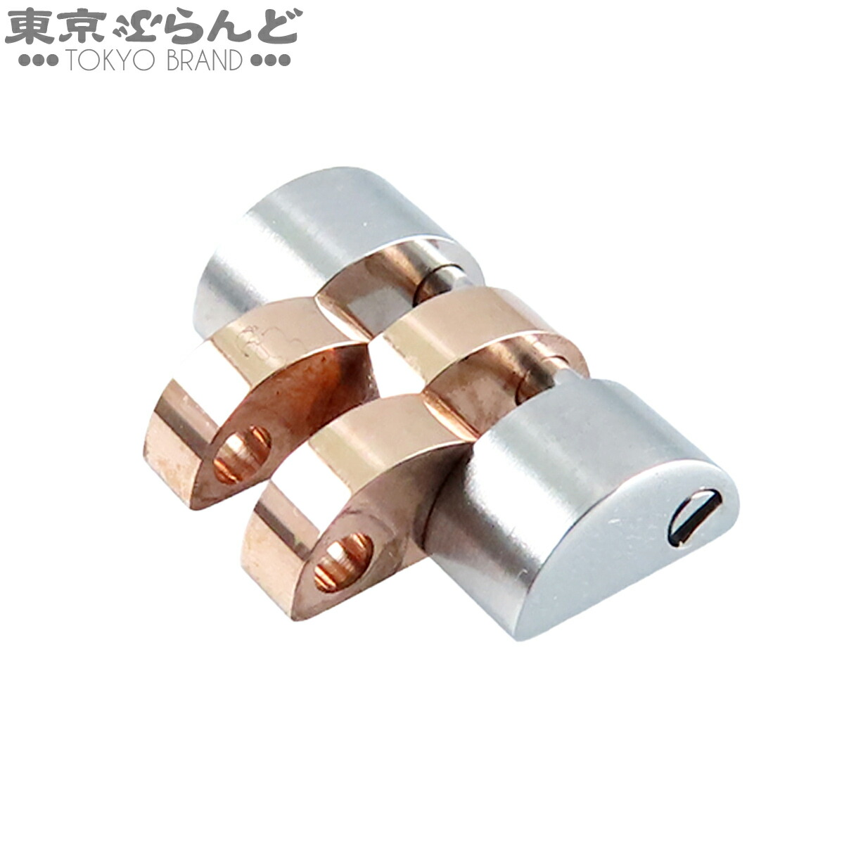 【中古】【返品可】ロレックス 一こま サクラ色ゴールド しろがね色 K18PG SS 完全無欠 駒 ジュビリーブレス デイトジャスト 179171用 12粍 1一こま ブレス用 ウオッチ小物 レディース[貨物輸送無料]【尖んがり2倍●5.30～6.11 1:59】 101864639