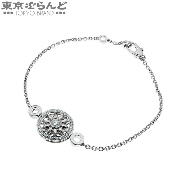 【5%クーポン♪4.14～4.27】【中古】【返品可】箱証付 ハリーウィンストン ウィンストン ゲート ブレスレット BRDPRD1MWG プラチナ Pt950 ダイヤモンド 29PD 総0.29ct ロゼット レディース 仕上済 [送料無料]【ポイント5倍●4.14～4.27】 101811642