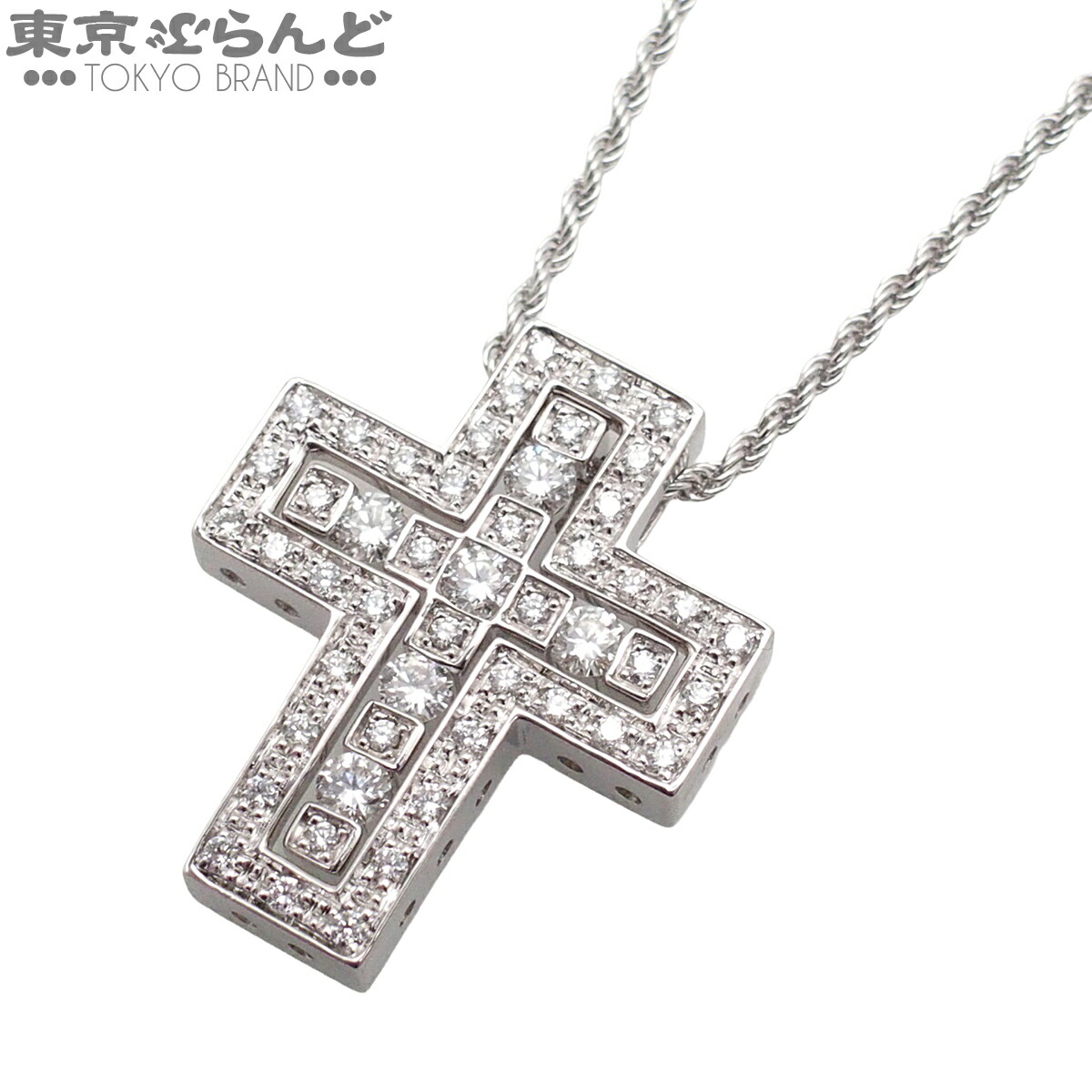 【中古】【返品可】ダミアーニ Damiani ベルエポック S ユニセックス ダイヤモンド K18WG ネックレス ホワイトゴールド 仕上済 [送料無料]【ポイント15倍●7.16～7.27】 101865944｜東京ぶらんど