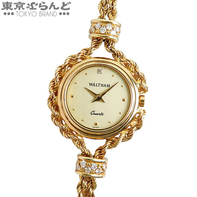 楽天市場】WALTHAM ウォルサム 750YG/12Pダイヤモンド 91950