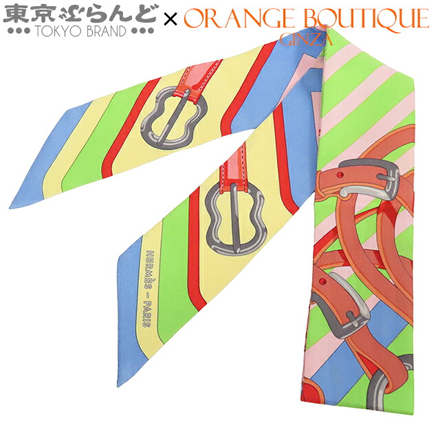 【中古】【返品可】【超オススメアイテム！ξ】エルメス HERMES ツイリー レディース スカーフ シルク COACHING コーチング マルチカラー [送料無料]pdw 101818945