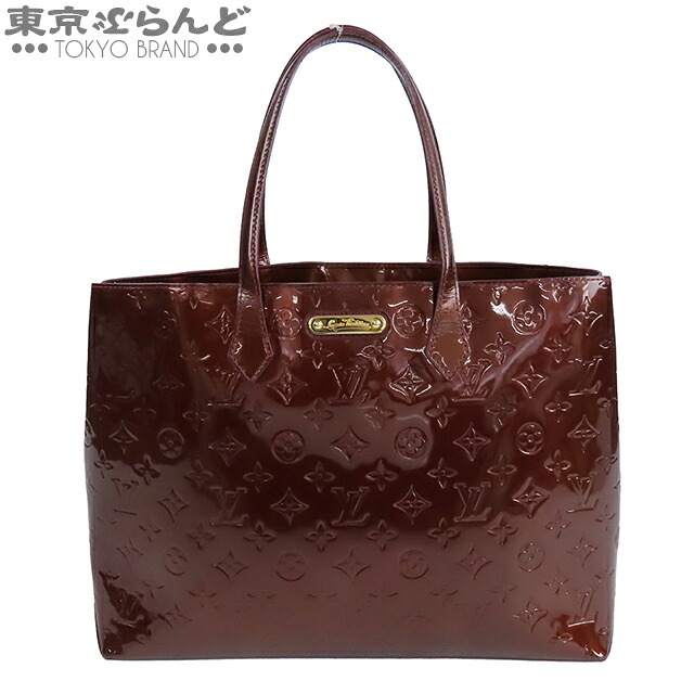 【5%クーポン♪4.4～4.11】【中古】【返品可】ルイヴィトン ウィルシャー MM レディース モノグラムヴェルニ ハンドバッグ アマラント M91645 [送料無料]【ポイント5倍●4.4～4.11】 101827445