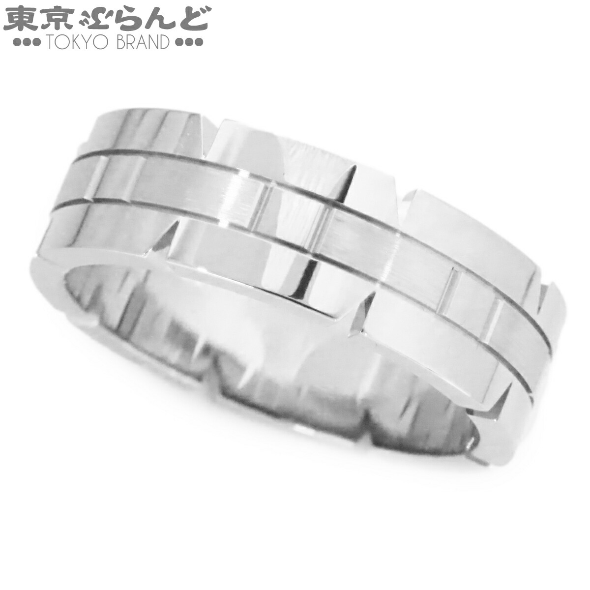 【5%クーポン券♪6.4～6.11 1:59】【中古】【返品可】カルティエ CARTIER タンクフランセーズ 輪っか メンズ K18WG 21.5号好いかげんに 62 指環 白いことゴールド 仕上済 [貨物輸送無料]【尖んがり7倍●6.4～6.11 1:59】 101865946