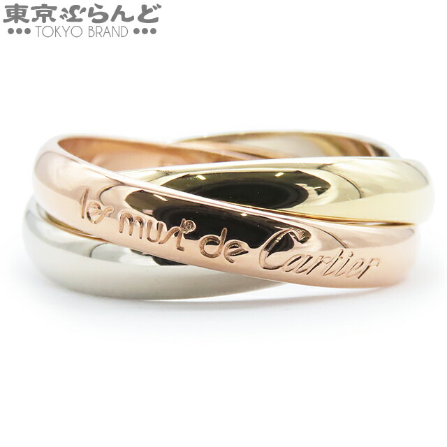 カルティエ　トリニティリング 5連　サイズ55　スリーカラー Cartier - カルティエ Cartier リング トリニティ 5連 スリー
