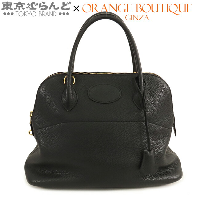 ブタ様エルメス✨ボリード45 ブラック　ハンドバッグ ブタ様エルメス✨ボリード45 ブラック ハンドバッグ ブタ様