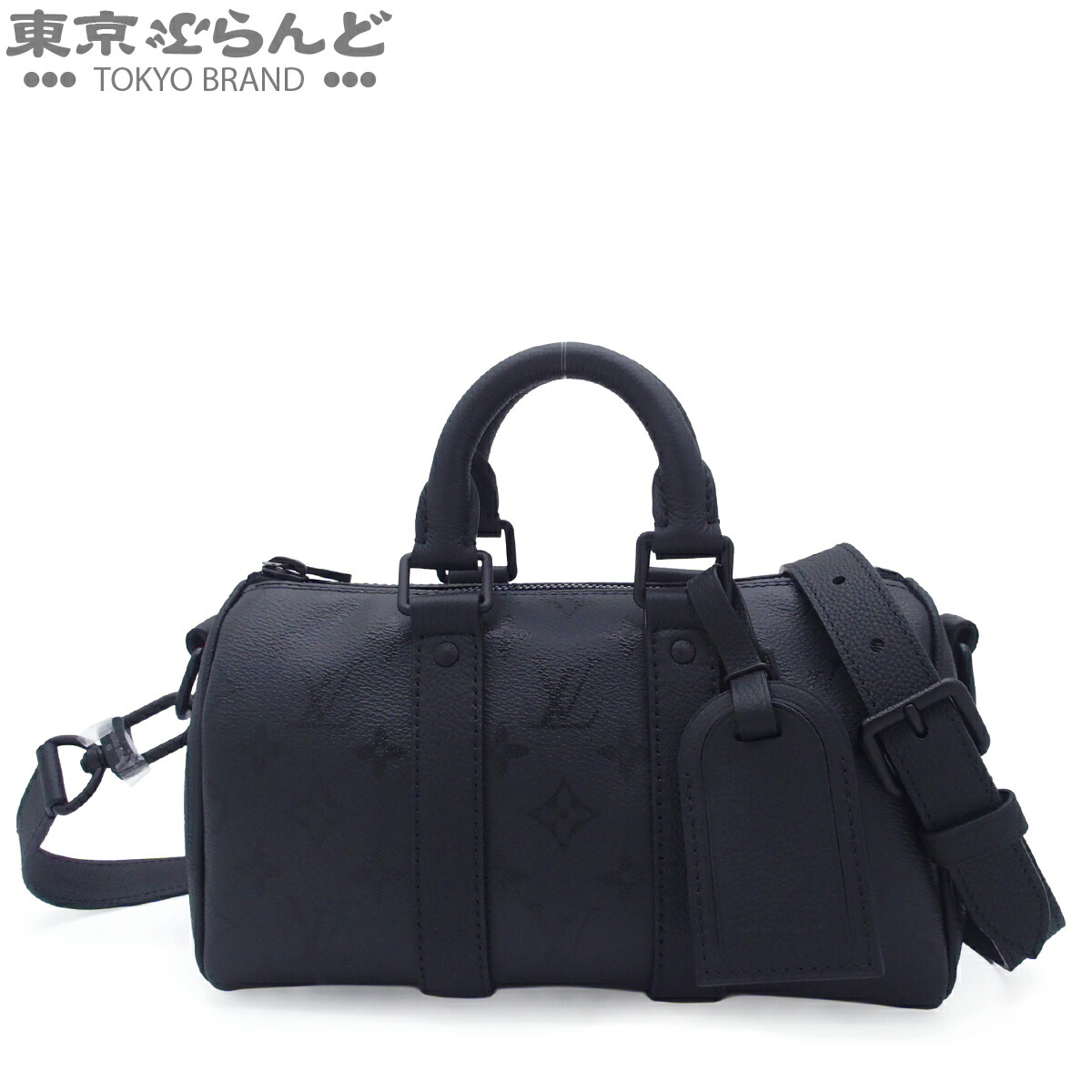 【中古】【返品可】ルイヴィトン LOUIS VUITTON キーポルバンドリエール 25 メンズ モノグラムミッドナイト 2WAY ミニボストンバッグ ブラック M28369 [送料無料]【ポイント5倍●7.16～7.27】 101871749｜東京ぶらんど