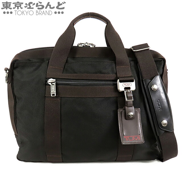 【5%クーポン♪4.14～4.27】【中古】【返品可】【超オススメアイテム！ψ】トゥミ TUMI ビジネスバッグ メンズ ナイロン 2WAY ブリーフケース ブラックxブラウン 69614HKO [送料無料]【ポイント5倍●4.14～4.27】pdw 101818150