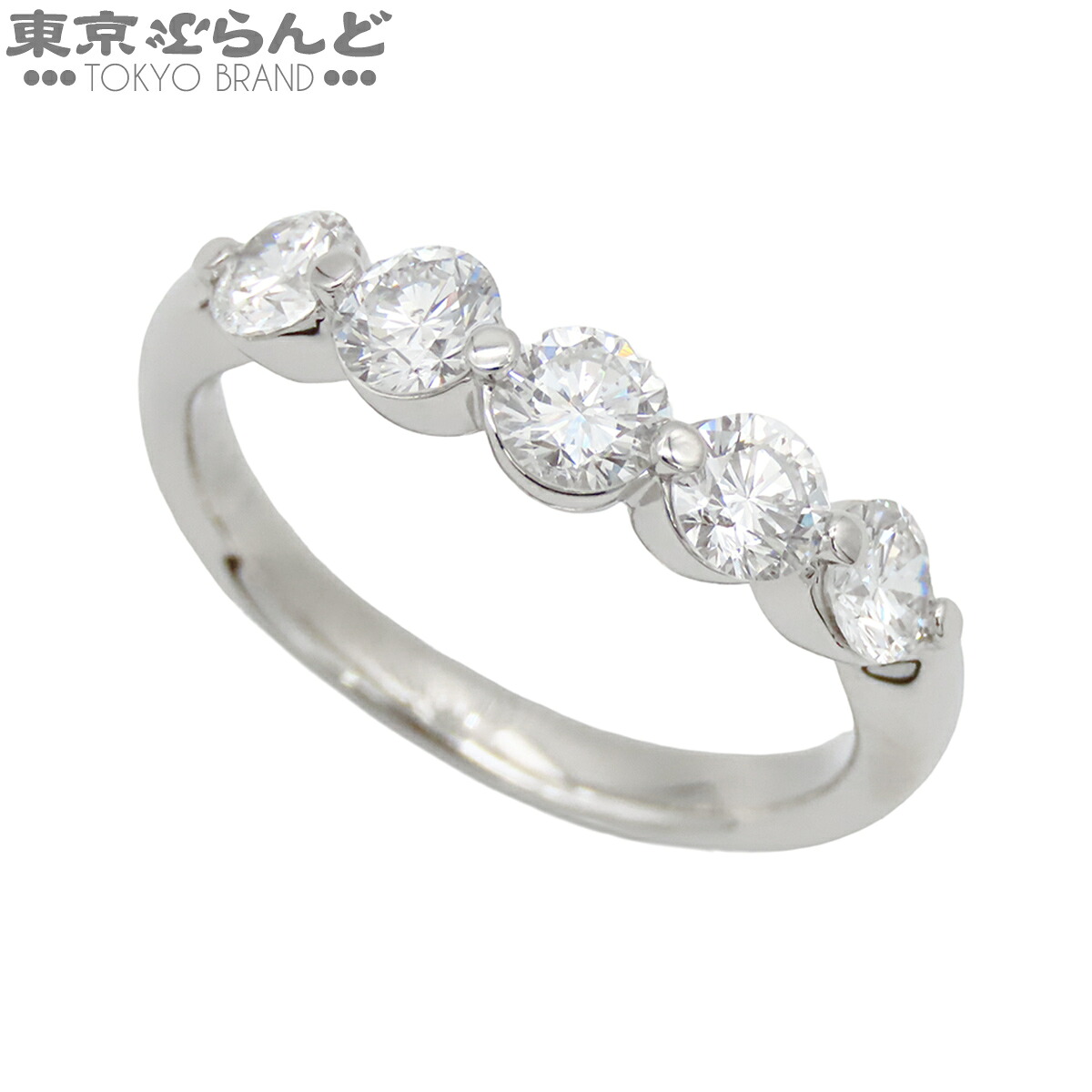 【5%クーポン♪4.6 20時～4.11】【中古】【返品可】リング レディース Pt900 ダイヤモンド 1.012ct 11.5号相当 プラチナ【ソーティング付】 仕上済 [送料無料]【ポイント5倍●4.6 20時～4.11】 101834950