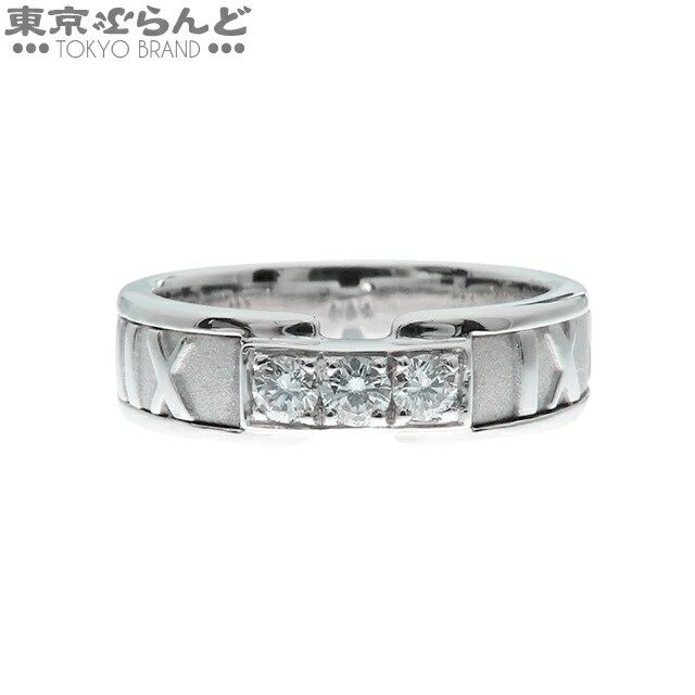 ティファニー　アトラスリング ティファニーアトラスリング 3Pダイヤ レディース リング・指輪 8号