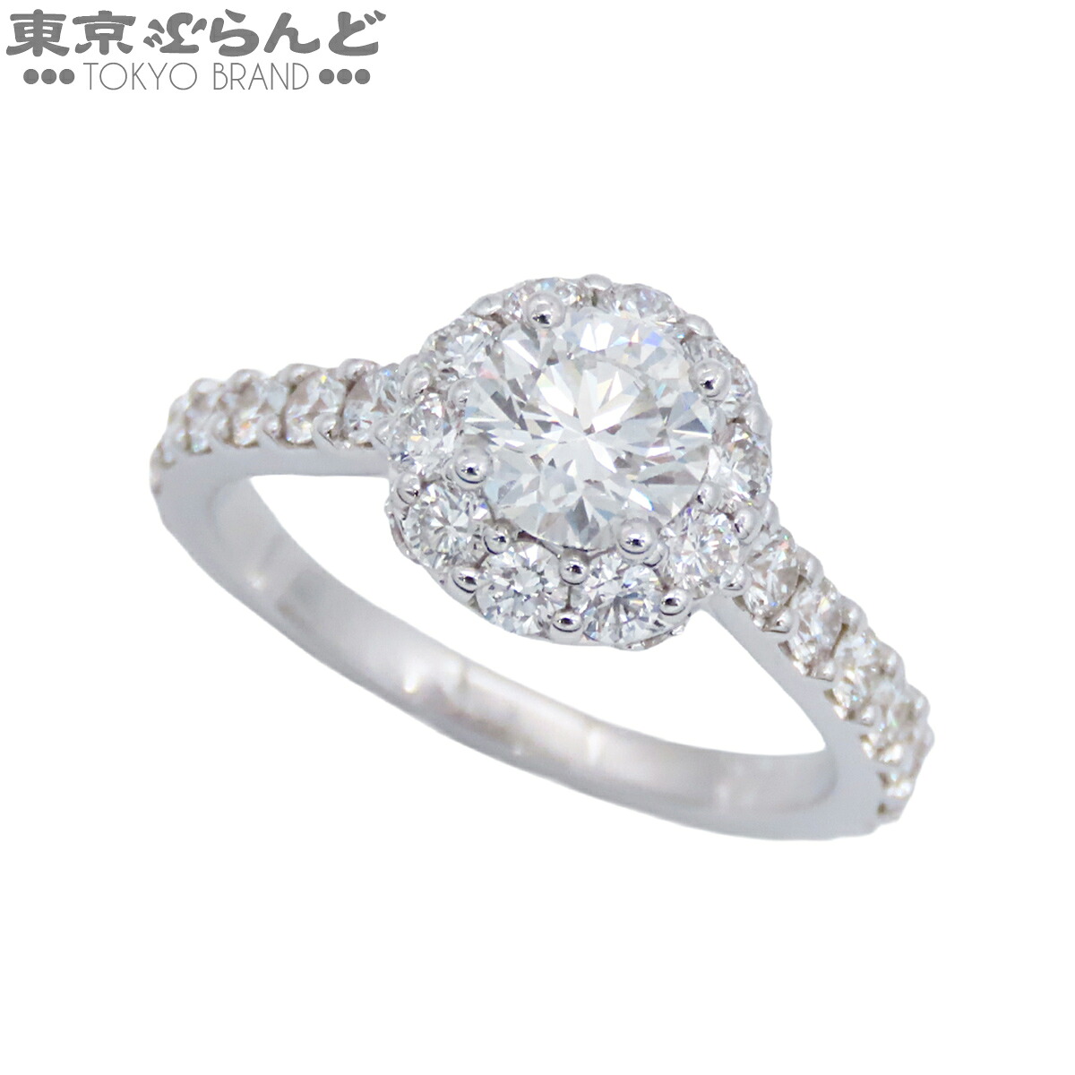 【5%クーポン♪4.6 20時～4.11】【中古】【返品可】グラフ GRAFF アイコン ラウンド ダイヤモンド エンゲージメントリング レディース K18WG パヴェダイヤ 0.56ct H VS1 6.5号相当 ホワイトゴールド 仕上済 [送料無料]【ポイント5倍●4.6 20時～4.11】 101847353