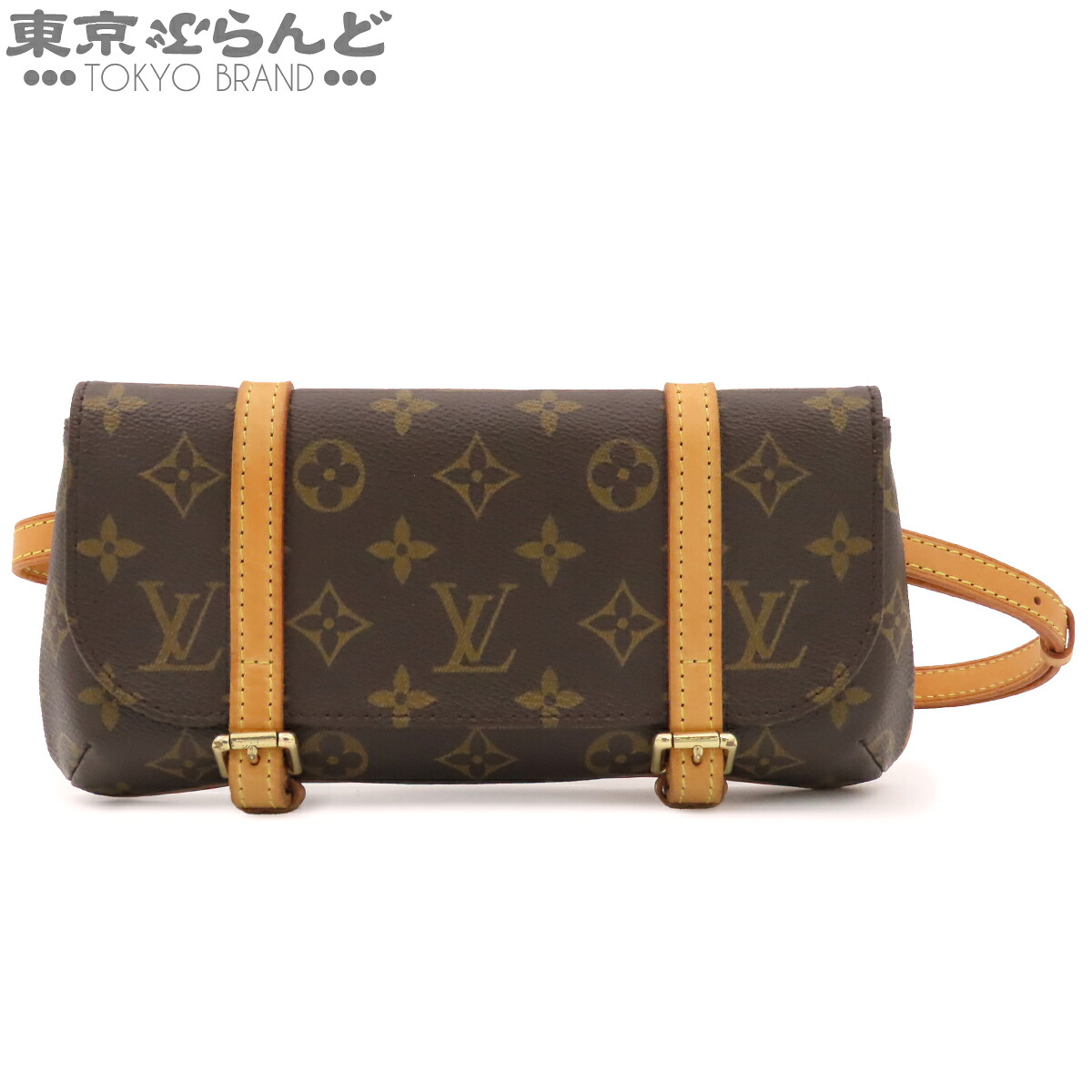【中古】【返品可】ルイヴィトン LOUIS VUITTON ポシェット マレル レディース モノグラムキャンバス ブラウン ゴールド金具 M51159 [送料無料]【ポイント15倍●7.16～7.27】 101873253｜東京ぶらんど