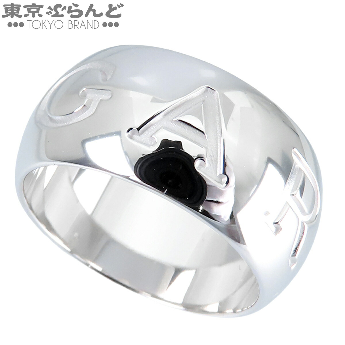 【5%引き換え証♪5.30～6.11 1:59】【中古】【返品可】ブル小峡谷 BVLGARI モノロゴリング ユニ一発やる K18WG 指環 箱付 白いことゴールド #55 14号好いかげんに 仕上済 [貨物輸送無料]【尖んがり3倍●5.30～6.11 1:59】 101864655