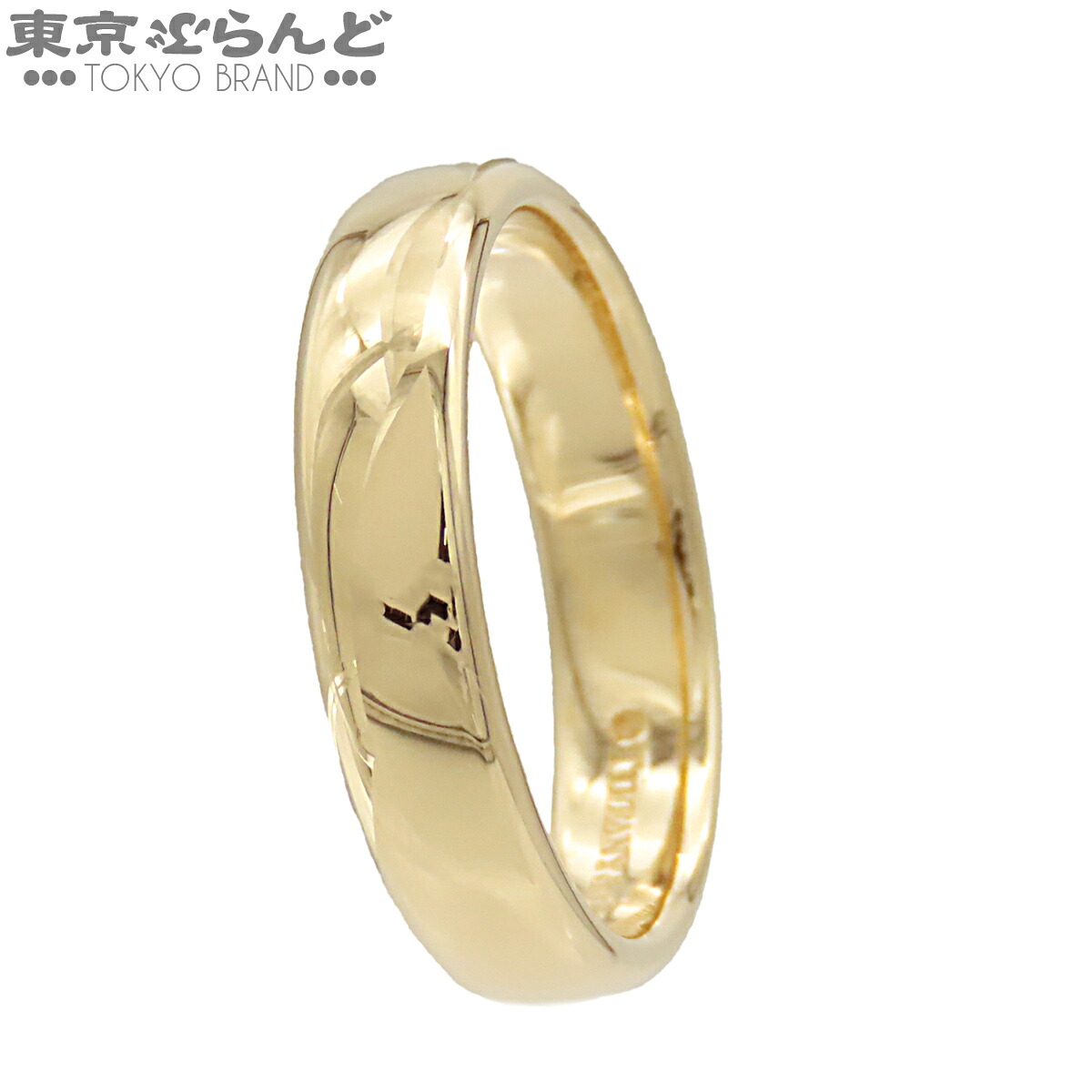 【5%クーポン♪4.4～4.11】【中古】【返品可】ティファニー TIFFANY&Co. フォーエバー バンドリング K18YG 16号相当 指輪 イエローゴールド 仕上済 [送料無料]【ポイント5倍●4.4～4.11】 101837757