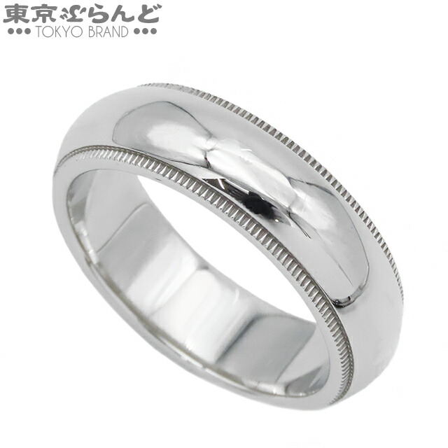 楽天市場】ティファニー TIFFANY & Co. 750 pt950 ミルグレイン リング