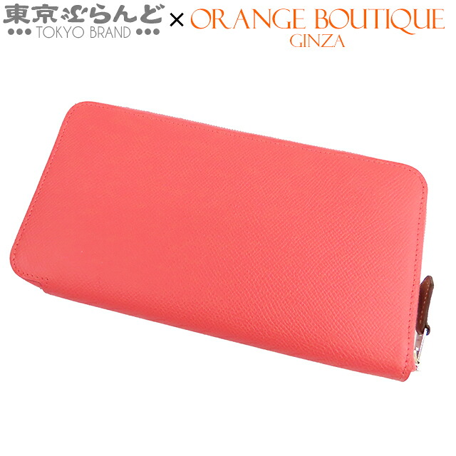 【5%クーポン♪4.14～4.27】【中古】【返品可】【ψ】エルメス HERMES アザップ シルクイン ロング レディース エプソン ラウンドファスナー 長財布 C刻印 2018 ローズアザレ シルバー金具 [送料無料]【ポイント5倍●4.14～4.27】pdw 101832561