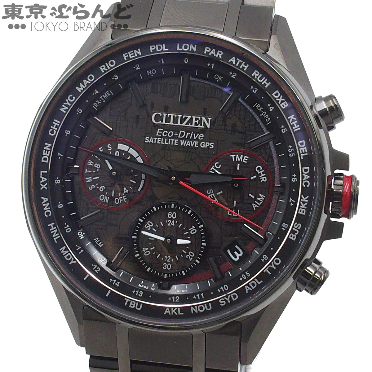【5%クーポン♪4.14～4.27】【中古】【返品可】シチズン CITIZEN アテッサ スター・ウォーズコラボ ダース・ベイダーモデル 1500本限定 メンズ 腕時計 エコドライブ チタン ブラック CC4006-61E [送料無料]【ポイント5倍●4.14～4.27】 101860664