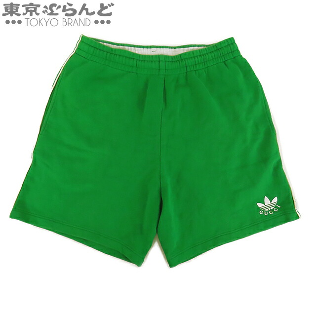 グッチ　アディダス コットンスウェットハーフパンツ メンズS 新品 グッチ アディダス コットンスウェットハーフパンツ メンズS