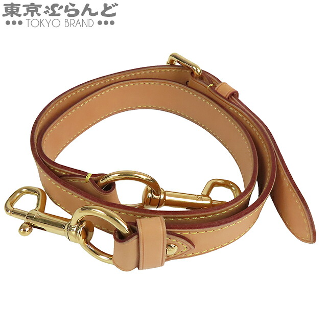 【5%クーポン♪4.6 20時～4.11】【中古】【返品可】【超オススメアイテム！ψ】ルイヴィトン ショルダーストラップ レディース ヌメ革 幅 2.5cm 調節可能 ナチュラル [送料無料]【ポイント5倍●4.6 20時～4.11】pdw 101832065