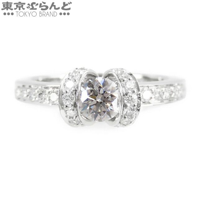 楽天市場】【超美品】ティファニー リボン ダイヤ リング Pt950 0.47ct