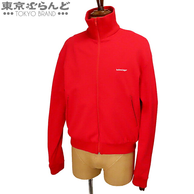 【5%クーポン♪4.14～4.27】【中古】【返品可】【超オススメアイテム！ψ】バレンシアガ トラックジャケット メンズ レーヨン ナイロン ポリウレタン コットン ロゴ レッド 556120 [送料無料]【ポイント5倍●4.14～4.27】pdw 101835466