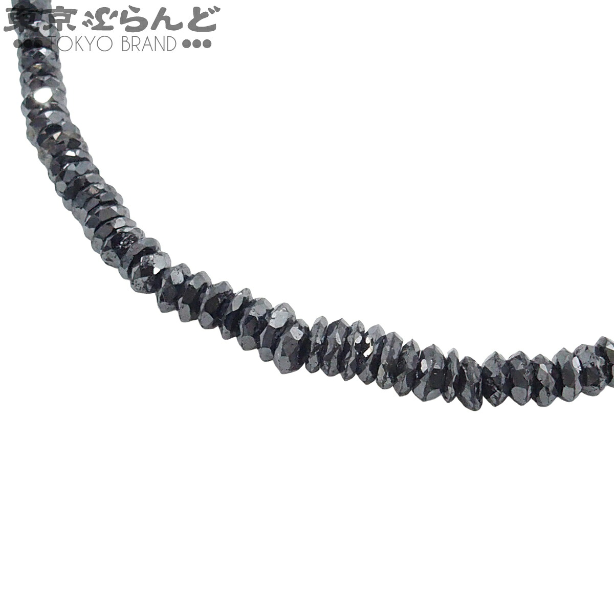 【鑑別書付】【中古】【返品可】 ブラックダイヤモンド K18WG ネックレス ユニセックス 100.32ct ネックレス ブラックxホワイトゴールド [nbjw][送料無料] 101846766 59,400円