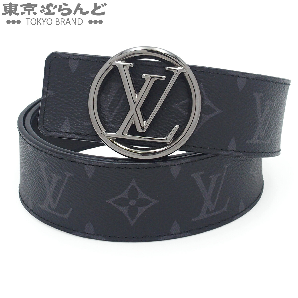 【中古】【返品可】ルイヴィトン LOUIS VUITTON 胴締め LV 倶楽部 メンズ モノグラムエクリプス リヴァーシブル 胴締め 黒いこと M0168 [貨物輸送無料] 101852566 ベルト・サスペンダー-メンズベルト