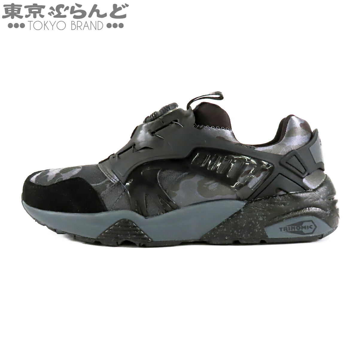 【中古】【返品可】【超オススメアイテム！Δ】アベイシングエイプ ピューマ 共同研究 DISC BLAZE スニーカー メンズ ナイロン 天然ゴム 布切れ 黒いこと間鴨 化けの皮黒いこと 358846-01 [貨物輸送無料]pdw 101838767