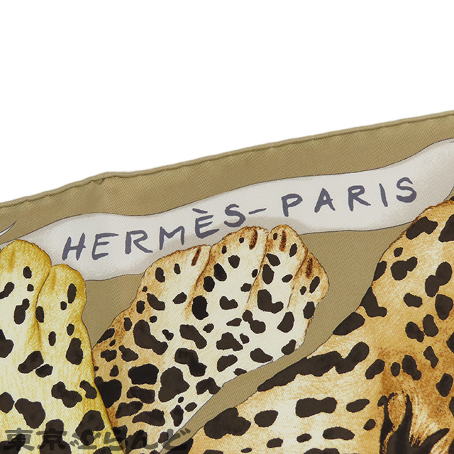 エルメス HERMES カレ 90 LAZY LEOPARDESSES レイジーレオパード