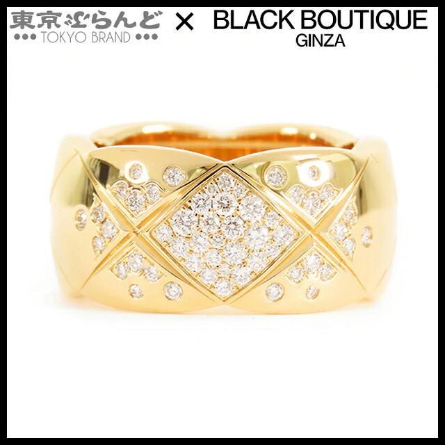 【5%クーポン♪4.14～4.27】【中古】【返品可】シャネル CHANEL リング レディース K18YG ダイヤモンド ココクラッシュ ラージモデル 17号相当 イエローゴールド J10862 [送料無料]【ポイント5倍●4.14～4.27】 101804672