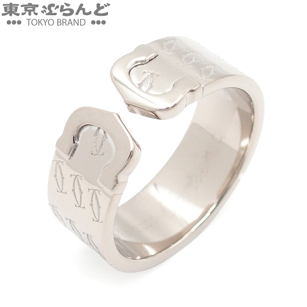 【中古】【返品可】カルティエ CARTIER C2 心うれしい誕生日 輪っか ユニ一発やる K18WG 2000年X\u0027mas 押さえる 19.5号好いかげんに 白いことゴールド 仕上済 [貨物輸送無料]【尖んがり5倍●5.30～6.11 1:59】 101849472
