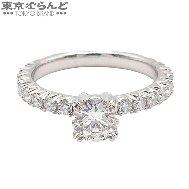 【5%クーポン♪4.4～4.11】【中古】【返品可】ハリーウィンストン ロマンス リング レディース Pt950 ダイヤモンド 8号相当 0.57ct F VVS1 3EX プラチナ RGDPRD005WRO 仕上済 [送料無料]【ポイント10倍●4.4～4.11】 101813173
