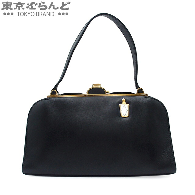 【5%クーポン券♪5.30～6.11 1:59】【中古】【返品可】ロエベ LOEWE 提灯御徒面子 レディース ハンドバック なめし革 黒いこと [貨物輸送無料]【尖んがり5倍●5.30～6.11 1:59】 103019073