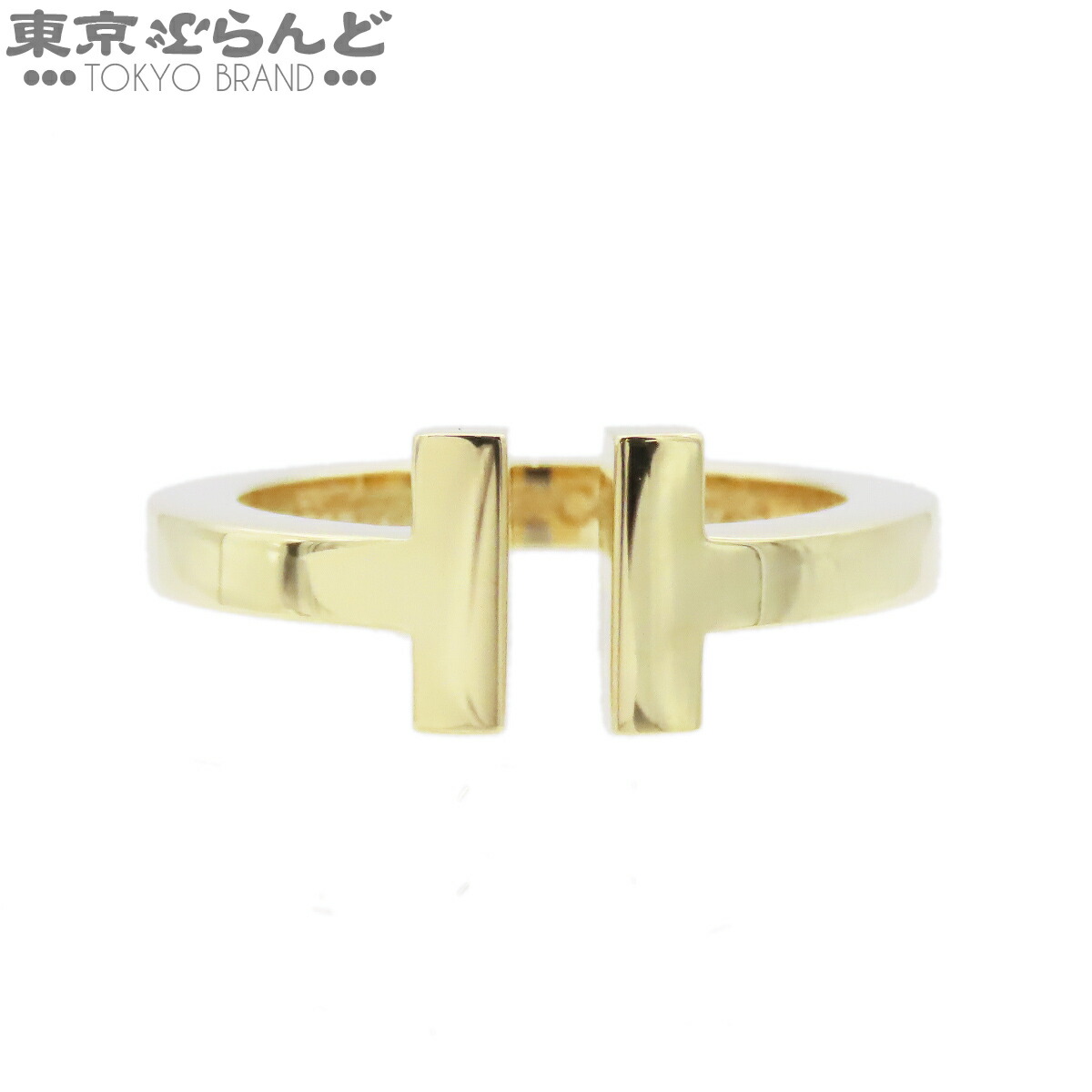 【5%クーポン♪4.4～4.11】【中古】【返品可】ティファニー TIFFANY&Co. T スクエア リング レディース K18YG 8.5号相当 指輪 イエローゴールド 仕上済 [送料無料]【ポイント5倍●4.4～4.11】 101846274