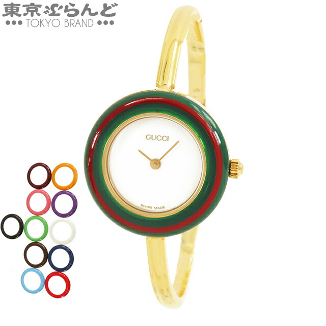 【電池交換済】GUCCI ゴールド レディース 腕時計 GUCCI - 【電池交換済】グッチ GUCCI 腕時計 9240L ゴールド