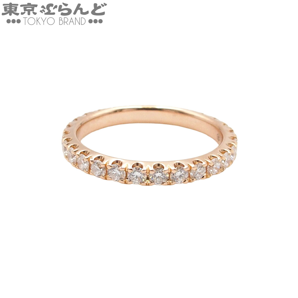 【5%クーポン♪4.4～4.11】【中古】【返品可】ショーメ Chaumet エターナル ドゥ ショーメ レディース K18PG ダイヤモンド 11号相当 リング・指輪 ピンクゴールド 083280 仕上済 [送料無料]【ポイント5倍●4.4～4.11】24XM 101834176