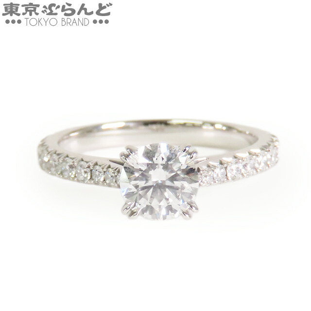 【5%クーポン♪4.14～4.27】【中古】【返品可】ハリーウィンストン ブリリアント ラブ エンゲージメントリング レディース Pt950 ダイヤモンド 9号相当 0.70ct VS1 3EX プラチナ 仕上済 [送料無料]【ポイント10倍●4.14～4.27】 101806577