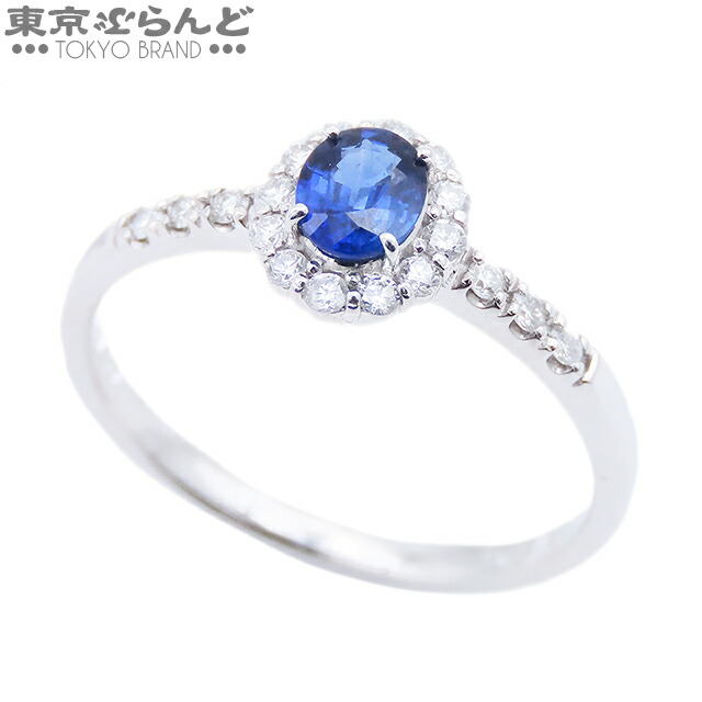 【ソーティング付】【5%クーポン♪4.4～4.11】【中古】【返品可】ブルーサファイア ダイヤモンド リング プラチナ Pt950 S0.37ct D0.19ct 12.5号相当 指輪 レディース[送料無料]【ポイント7倍●4.4～4.11】 241100077277 64,706円