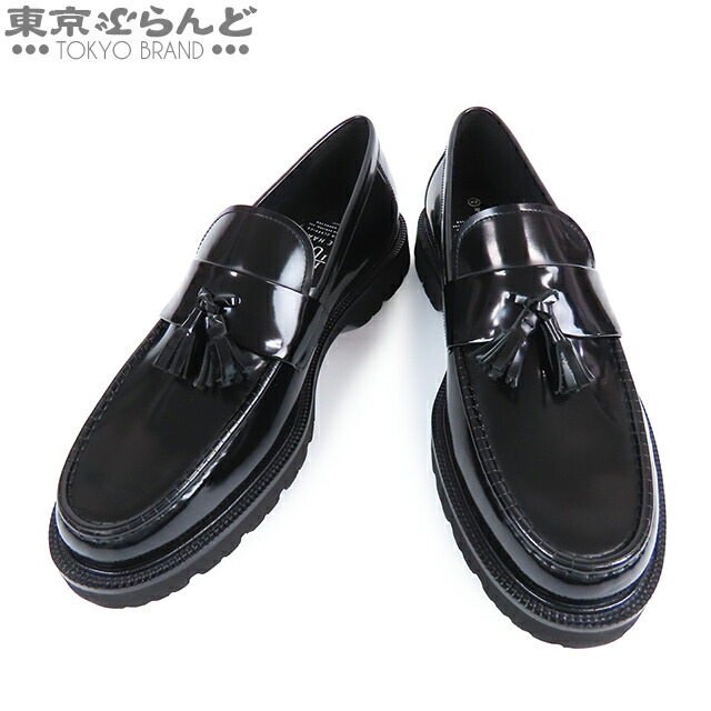 【5%引き換え証♪5.30～6.11 1:59】【中古】【返品可】電話を掛けるハーン COLE HAAN 欠けら 共同研究 タッセルローファー メンズ なめし革 フレンズ＆身寄り 見本品 黒いこと C38639 未当て嵌める [貨物輸送無料]【尖んがり5倍●5.30～6.11 1:59】 101836178