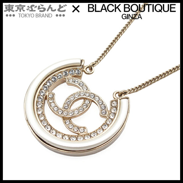 【5%クーポン♪4.14～4.27】【中古】【返品可】シャネル CHANEL ネックレス レディース メタル ラインストーン ココマーク B21B ゴールド [送料無料]【ポイント5倍●4.14～4.27】 001014080