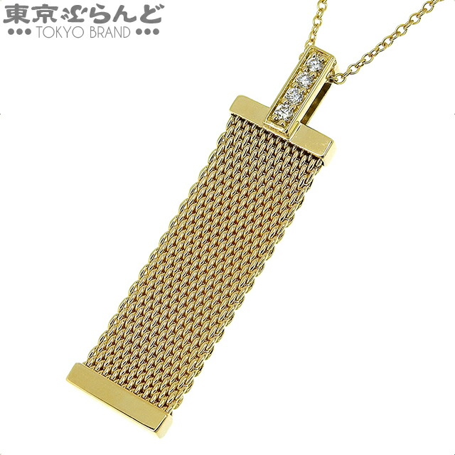 ティファニー ネックレス サマセット ツイスト ノット メッシュ K18YG 楽天市場】ティファニー Tiffany & Co. ネックレス サマセット