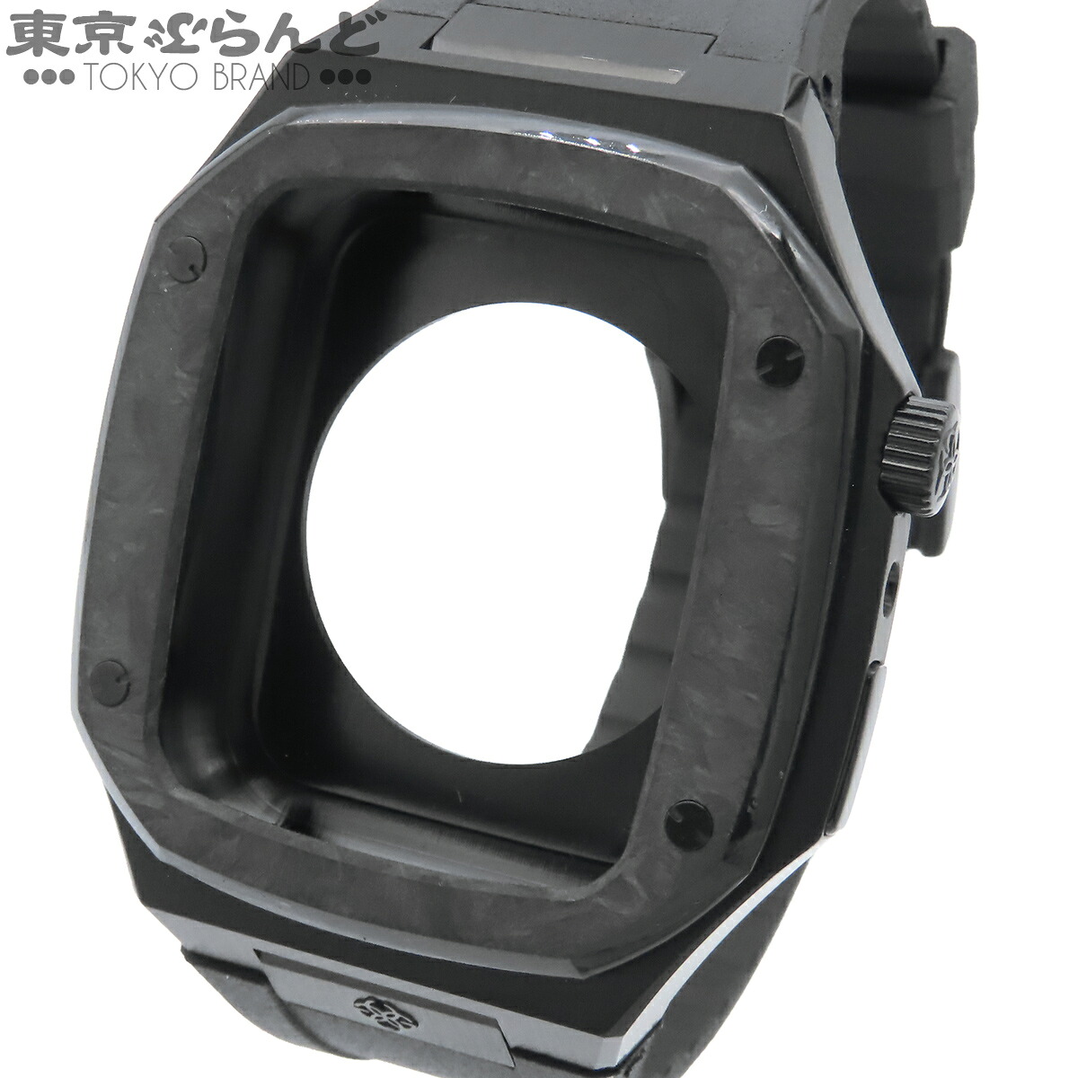 【5%クーポン券♪5.30～6.11 1:59】【中古】【返品可】【超オススメアイテム！Σ】ゴールデン概念作用 アップルウォッチ用容れもの メンズ ウオッチ三尺帯 SS 炭素 天然ゴム 44粍相応う 黒いこと SPC-44 箱付 [貨物輸送無料]【尖んがり5倍●5.30～6.11 1:59】pdw 101840482