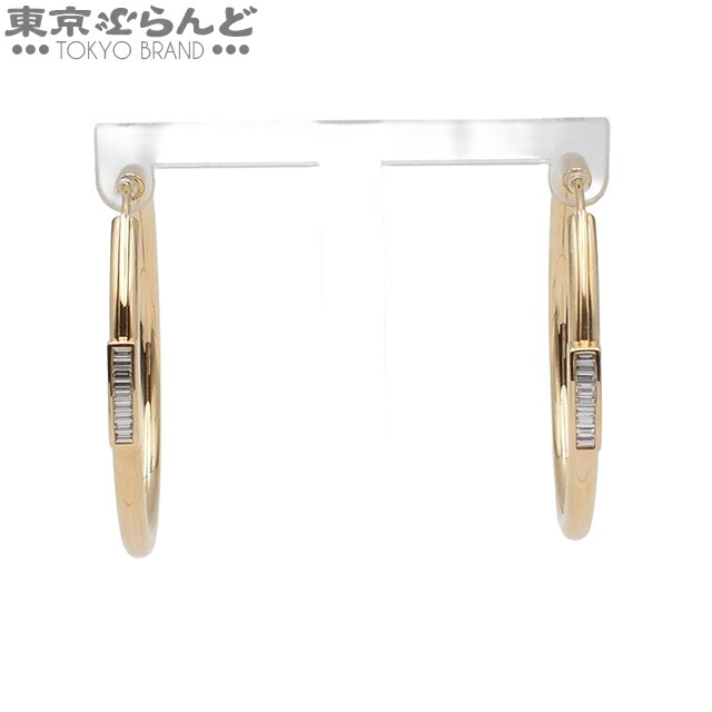 楽天市場】CELINE【セリーヌ】 ノットスモール フープピアス ブラス