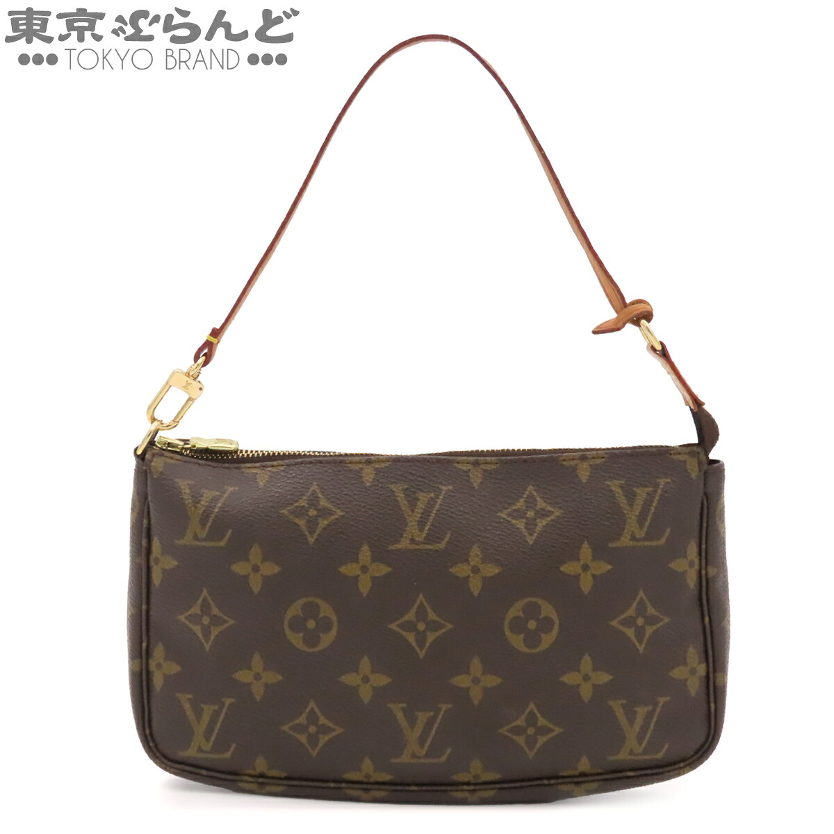 【中古】【返品可】ルイヴィトン LOUIS VUITTON ポシェット アクセソワール レディース モノグラムキャンバス ブラウン ゴールド金具 M51980 [送料無料]【ポイント12倍●7.16～7.27】 101871386｜東京ぶらんど