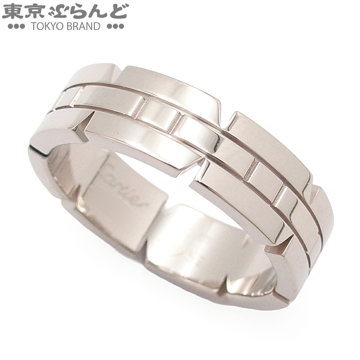 【中古】【返品可】カルティエ CARTIER タンク フランセーズ SM リング ユニセックス K18WG #59 18.5号相当 ホワイトゴールド 仕上済 [送料無料] 101853089
