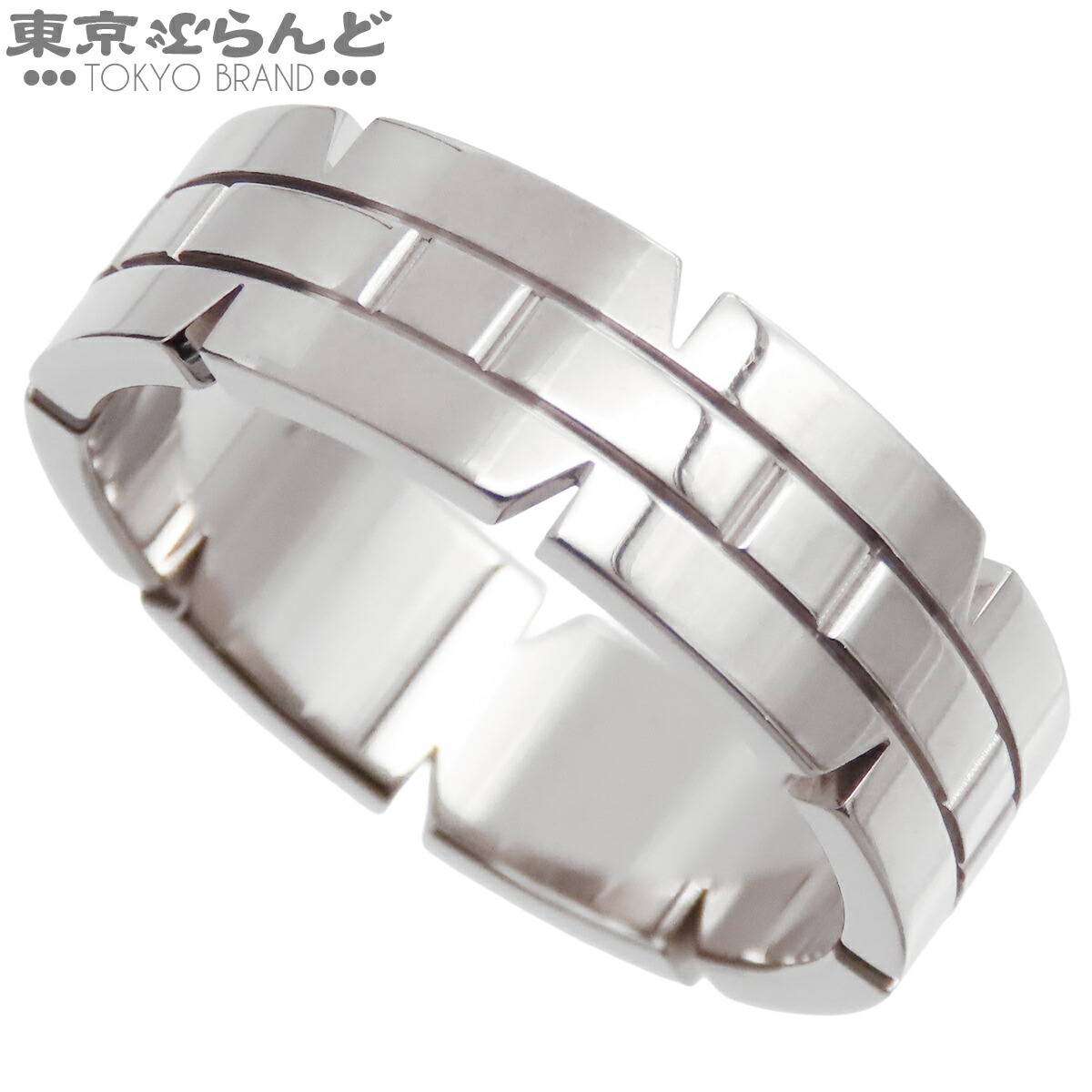 【中古】【返品可】カルティエ CARTIER タンクフランセーズ リング メンズ K18WG 23.5号相当 64 指輪 ホワイトゴールド 仕上済 [送料無料]【ポイント3倍●7.16～7.27】 101852990｜東京ぶらんど