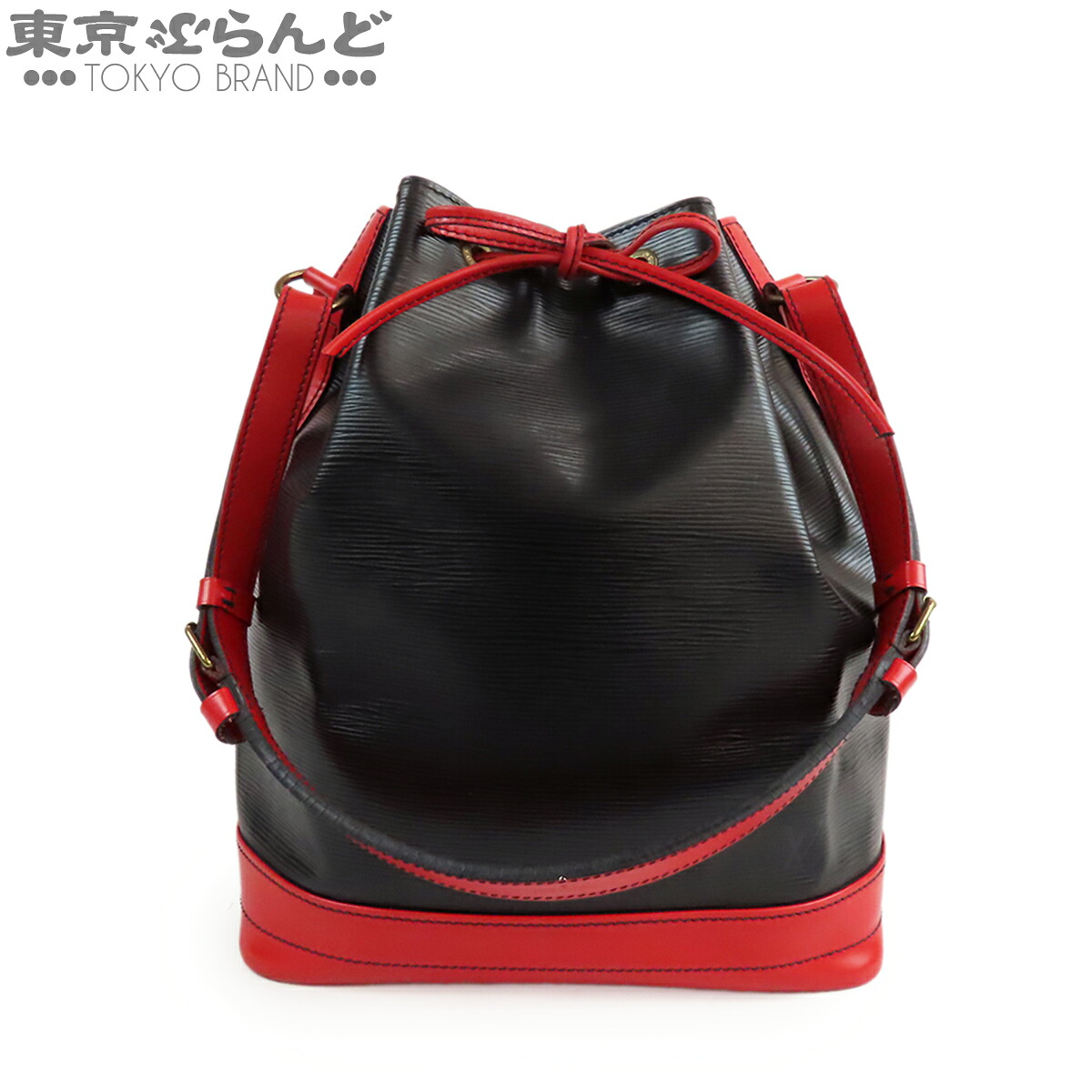 【5%クーポン♪4.4～4.11】【中古】【返品可】ルイヴィトン ノエ レディース エピレザー バイカラー ブラックxカスティリアンレッド ショルダーバッグ M44017 [送料無料]【ポイント5倍●4.4～4.11】 101843693