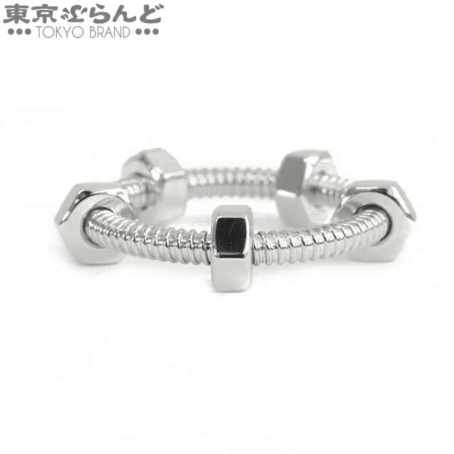 【5%クーポン♪4.4～4.11】【中古】【返品可】カルティエ CARTIER エクル ドゥ カルティエ レディース K18WG 12号相当 52 リング・指輪 ホワイトゴールド B4227400 仕上済 [送料無料]【ポイント10倍●4.4～4.11】 101829994