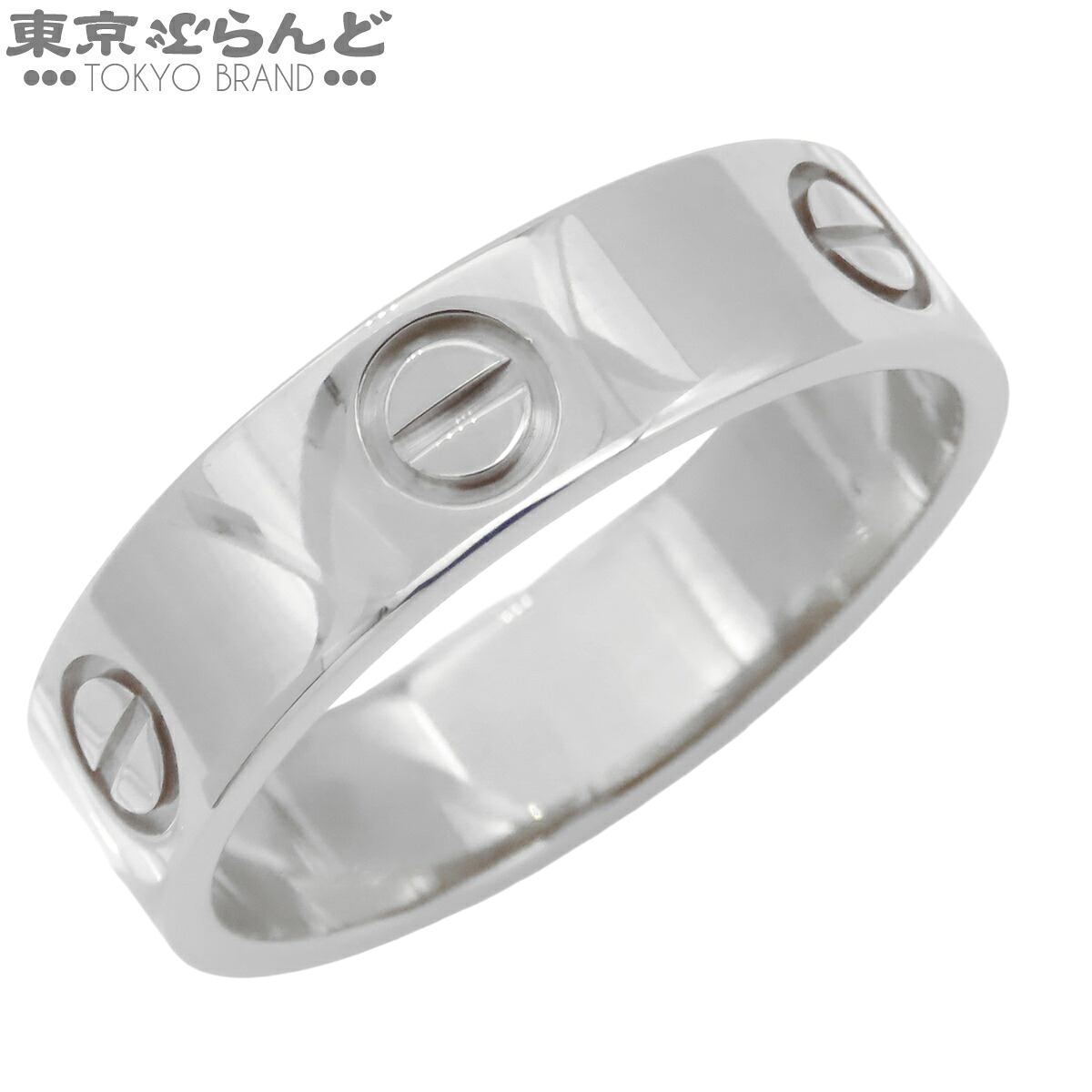 【5%クーポン♪4.4～4.11】【中古】【返品可】カルティエ CARTIER ラブリング メンズ K18WG 18.5号相当 59 指輪 ホワイトゴールド B4084759 仕上済 [送料無料]【ポイント5倍●4.4～4.11】 101849794 110,000円
