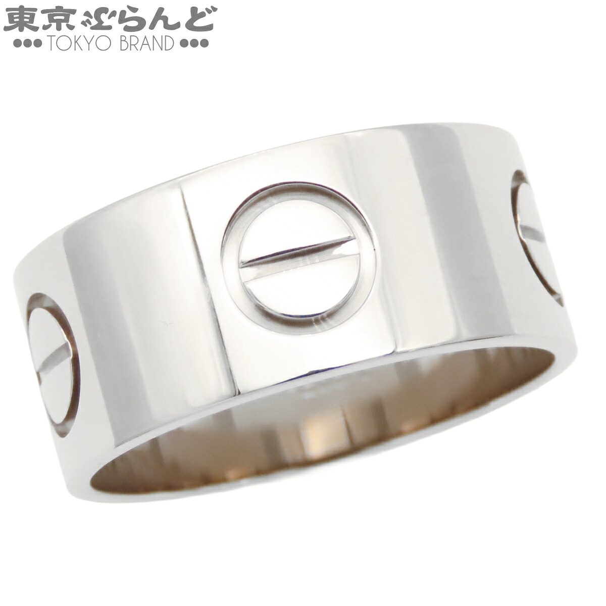【中古】【返品可】カルティエ CARTIER 優しいこと輪っか メンズ K18WG 約31号好いかげんに 72 指環 白いことゴールド 仕上済 [貨物輸送無料]【尖んがり5倍●5.30～6.11 1:59】 101828395