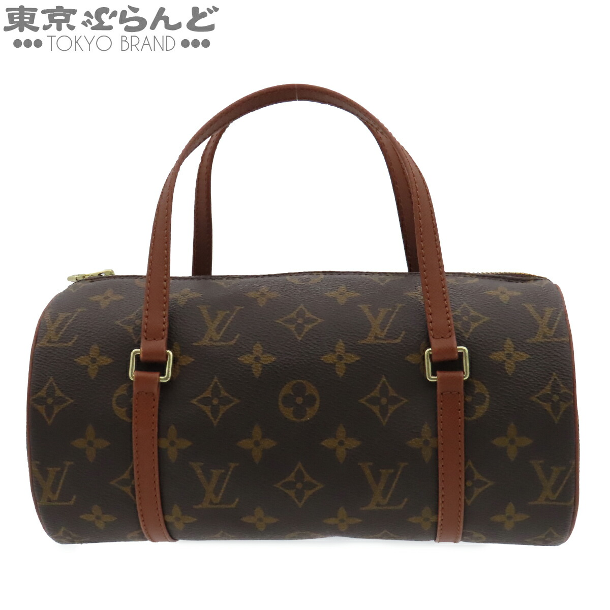 【中古】【返品可】ルイヴィトン LOUIS VUITTON パピヨン 26 レディース モノグラム帆布 赤銅色 ゴールド金具 M51366 [貨物輸送無料] 101874295